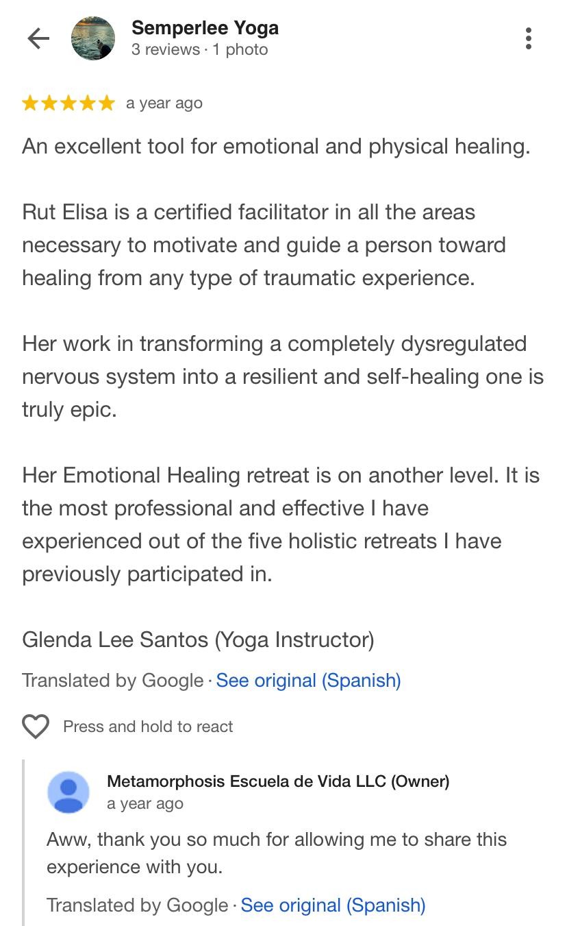 Glenda Lee Santos review screenshot
