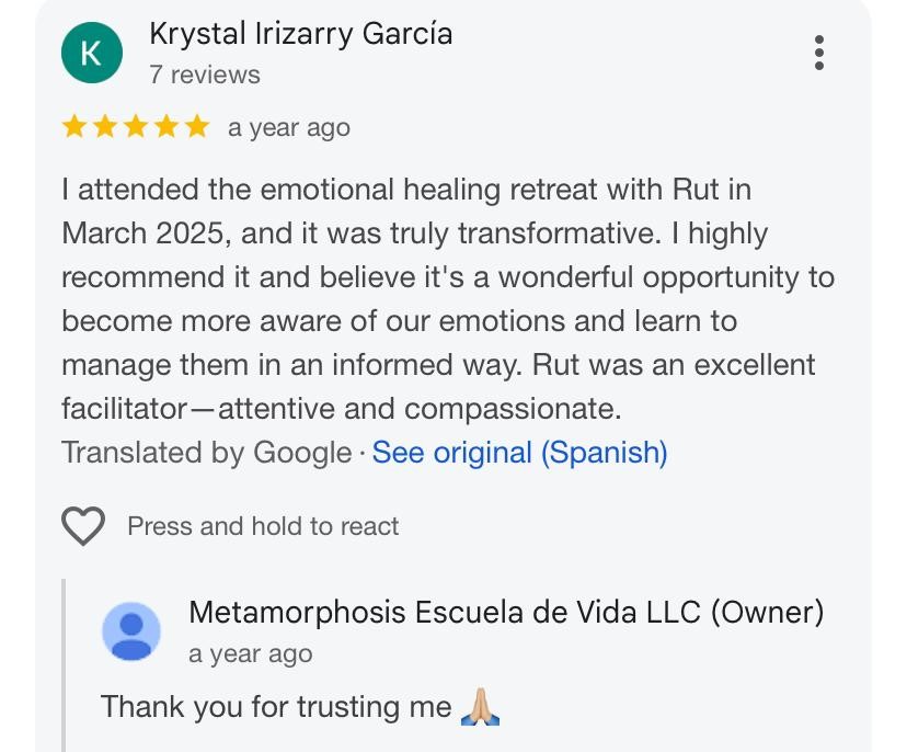 Krystal Irizarry Garcia review screenshot